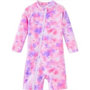 Baby Girl Swimsuit Infant Rash Guard Swimwear UPF 50+ Sun Protection Bathing Sui